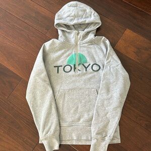 Nike Tokyo Vintage Half Zip Hoodie Japan